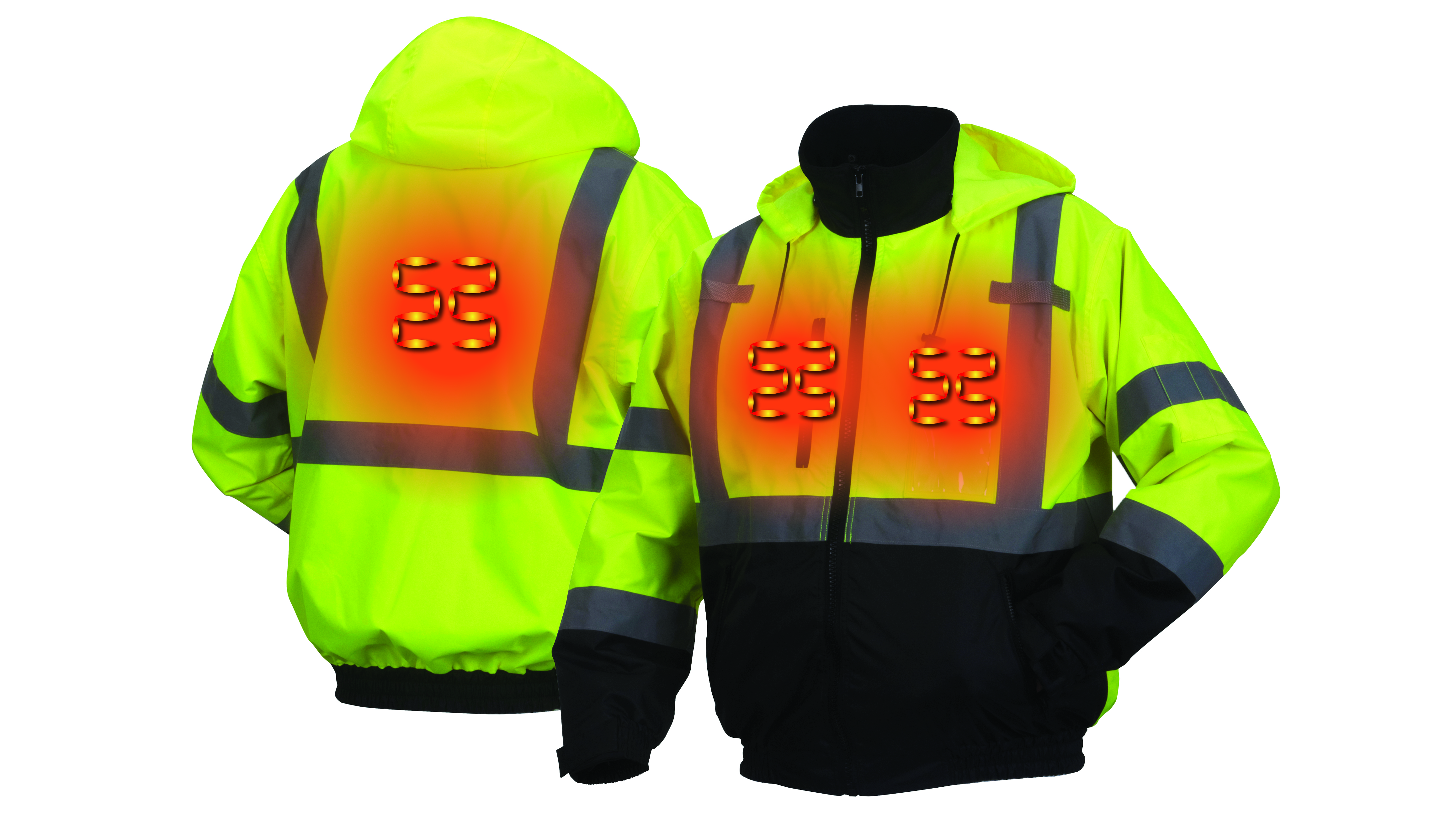 Pyramex Hi-Viz Heated Jacket - Spill Control